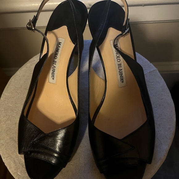 Manolo Blahnik Slingback Sandals - Picture 4 of 5